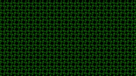 Christmas-Tree-Tiled-Background-Animation-Pattern-in-Glowing-Green-and-Black