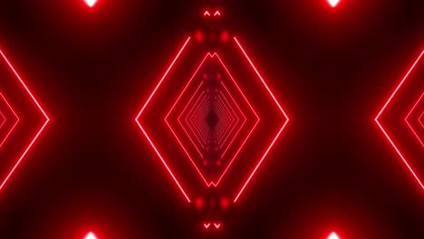red neon tunnel