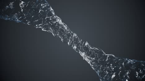 animación de bucle de ondulación de flujo de agua