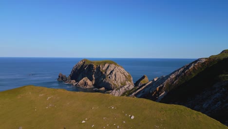 an port cliffs cinematic 4k drone footage co.donegal - ireland 17