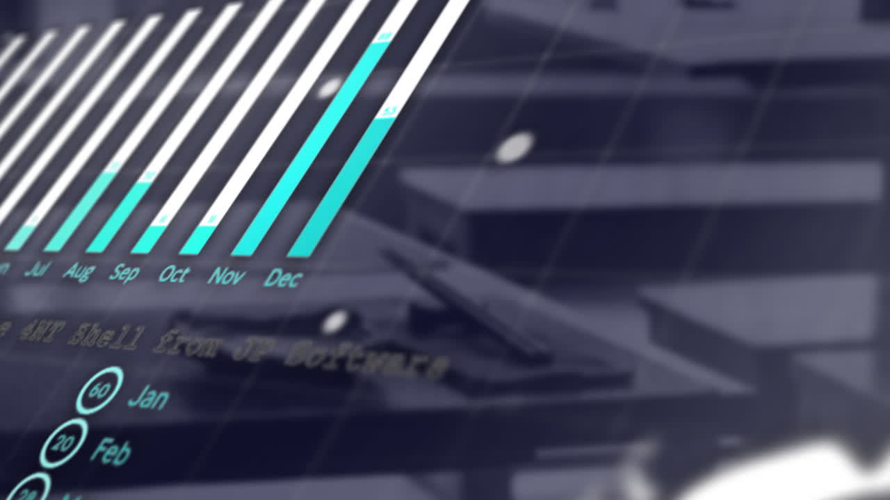 사무실에서 재무 데이터 처리의 활성화