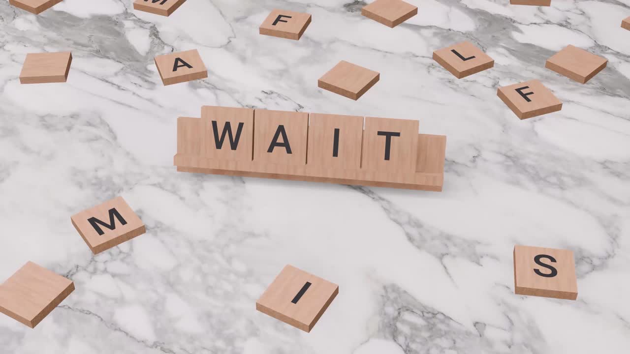 Kata Wait di Scrabble