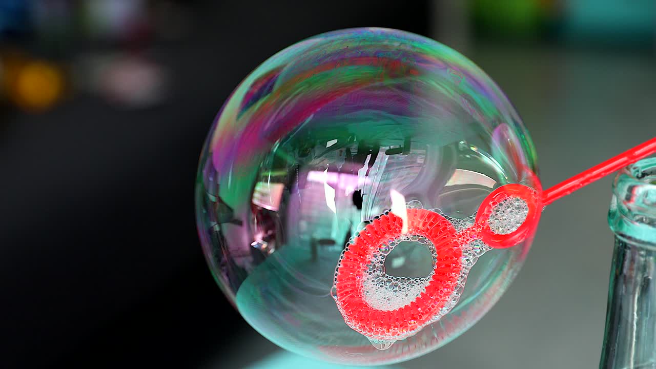 다채로운 비누 거품