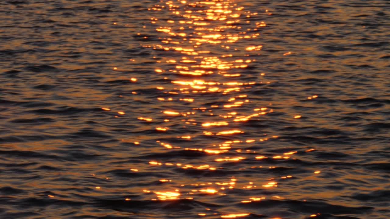 Winter Sunset on the Ohio River from a ferry boat