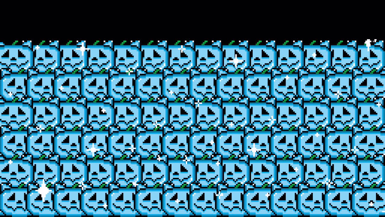 Pixel Halloween pumpakatt Övergångar. 1080p – 30 fps – Alfakanal (3)