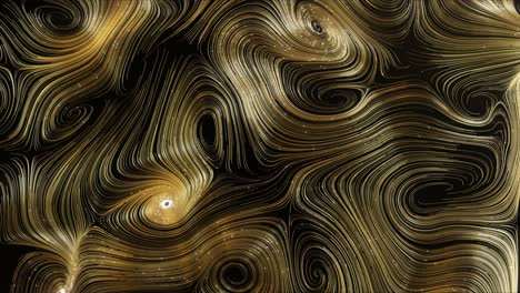 abstract golden swirls background