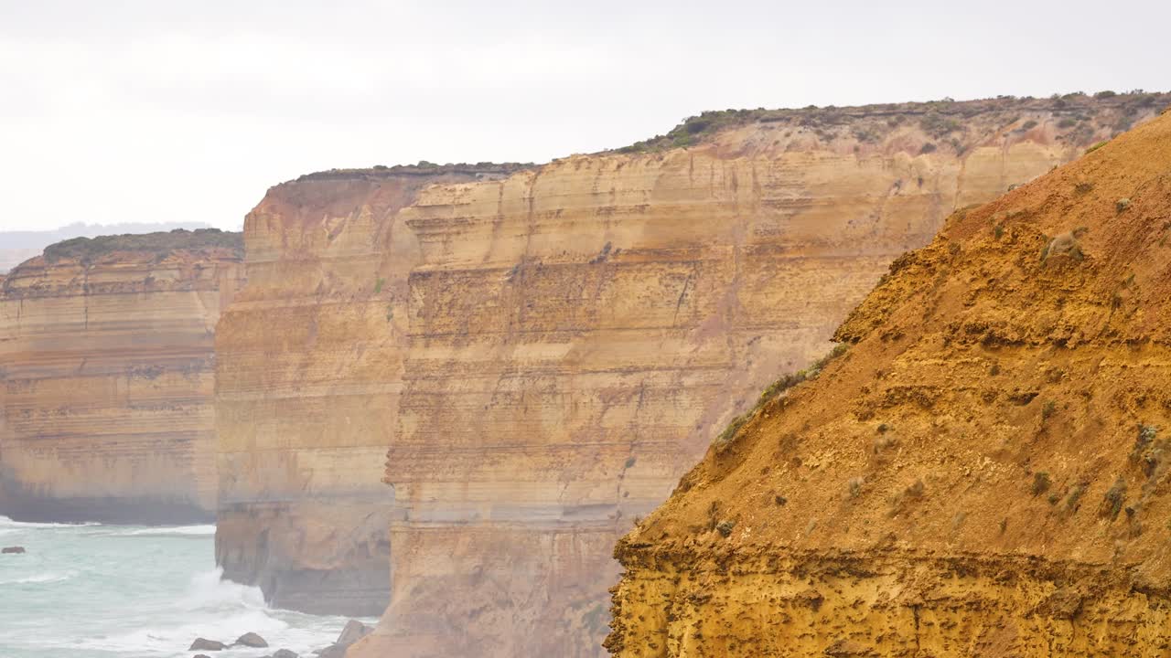 Dramatic Coastal Cliffs and Waves