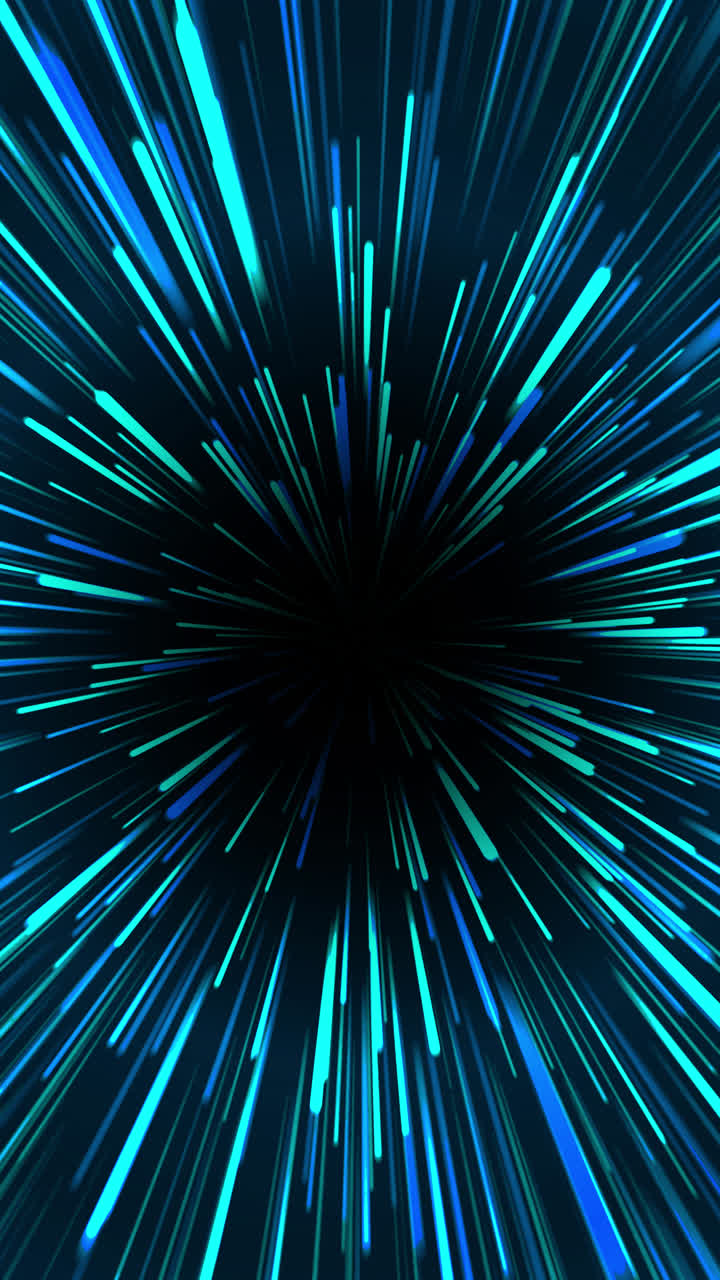 Sfondo astratto con scie luminose iperspaziali