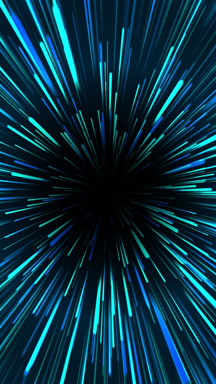 Sfondo astratto con scie luminose iperspaziali