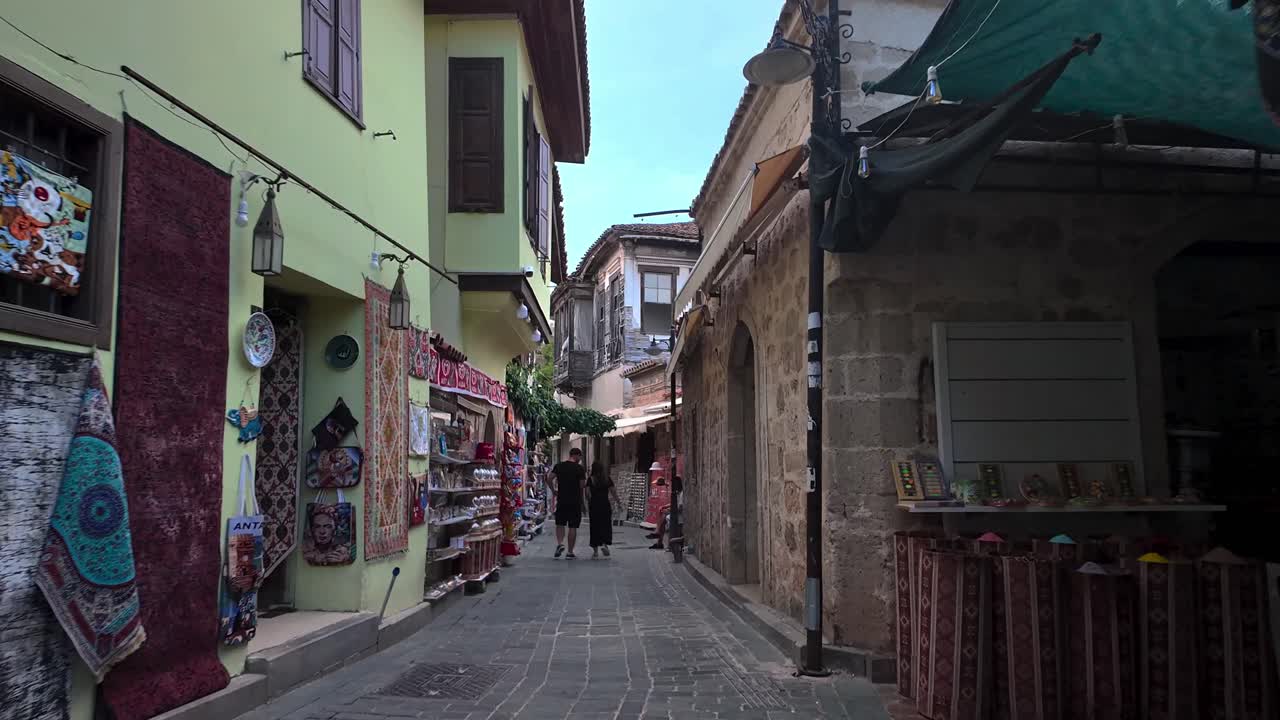 A walk down the narrow, winding streets of Antalya’s old town, filled with character and history at every turn