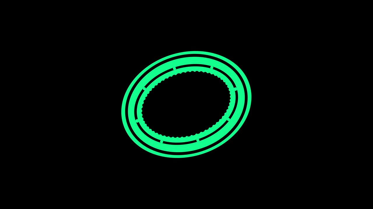 Model composed of various colors, in 16: 9 video format.