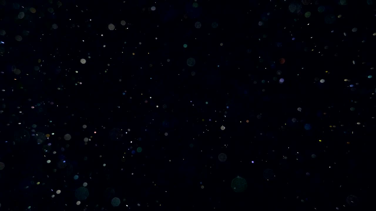 Elegant, detailed, and delightful bokeh and particles visuals with shallow depth of field underwater