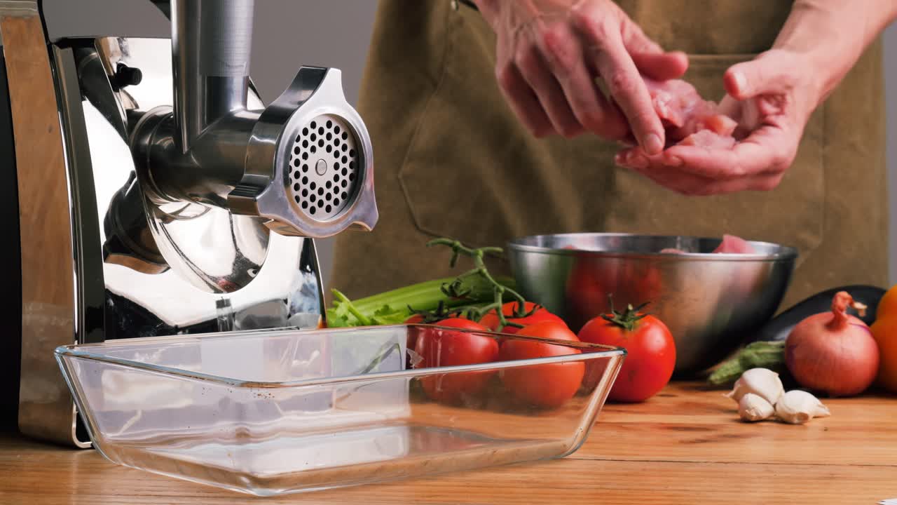 Preparing Chicken for Minced Meat Recipe