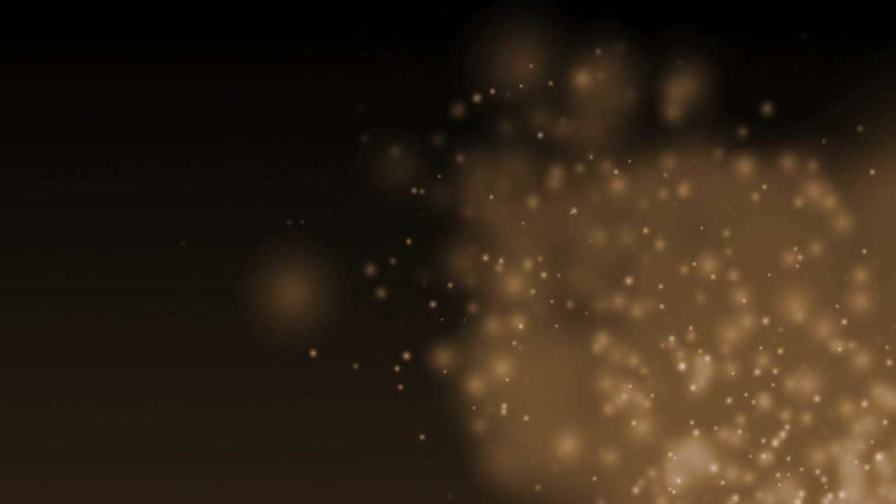 어두운 배경 위에 움직이는 반이는 빛의 반점의 애니메이션