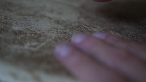 playing djembe drum up close