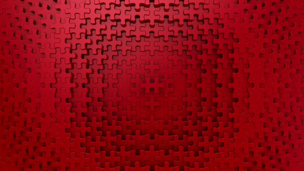 퍼즐은 파동을 형성했습니다.