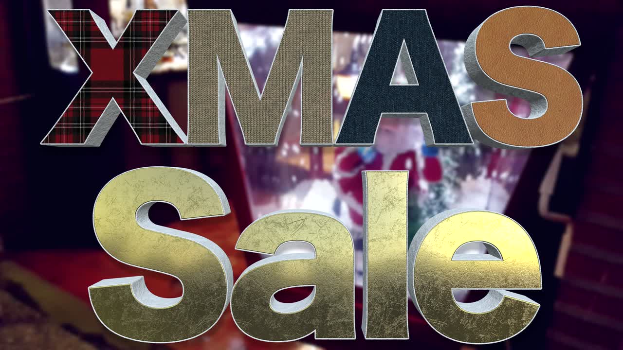 el bucle de fondo de la venta de navidad