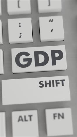 gdp button pressing on keyboard vertical video