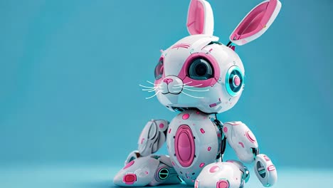 cute robotic bunny