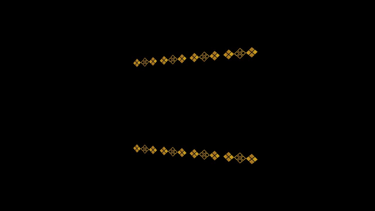 골드 아트 데코 모티브와 비디오 구성에 대한 텍스처를 가진 배경 비디오 영상
