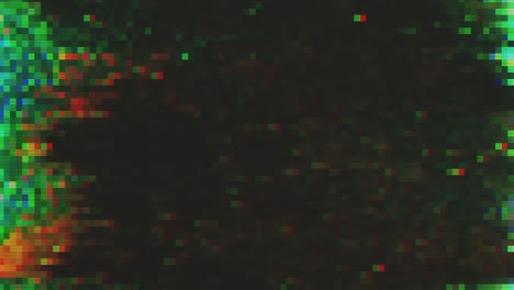 diseño único abstracto animación digital ruido de píxeles error de fallo daño de video