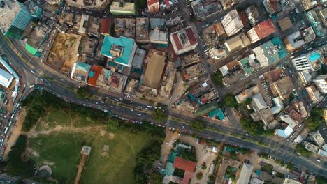 aerial view of the city of dar es salaam