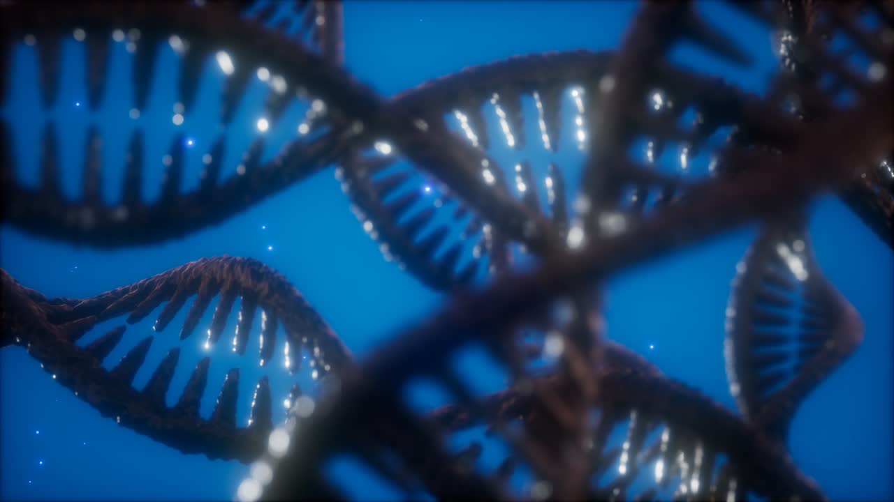 estructura de la animación de doble hélice de adn