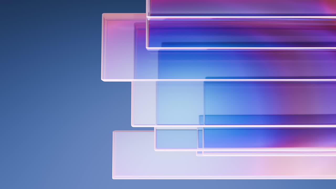 Modern Abstract Background with Moving Translucent Rectangles