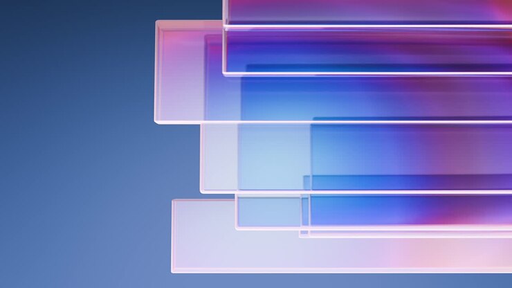 Modern Abstract Background with Moving Translucent Rectangles