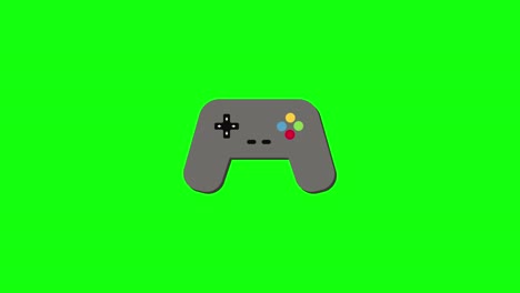 10 intro animations of a joystick symbol or icon