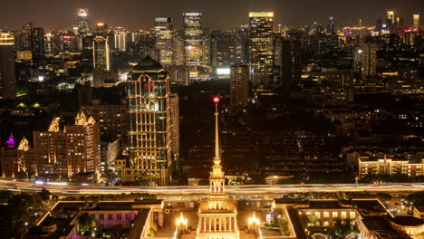 timelapse of the amazing shanghai city skyline