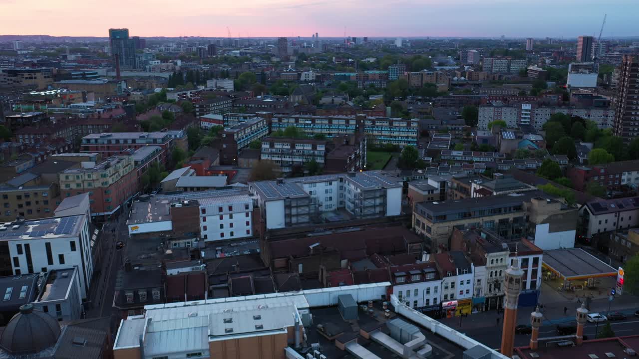 Drone taking off in London