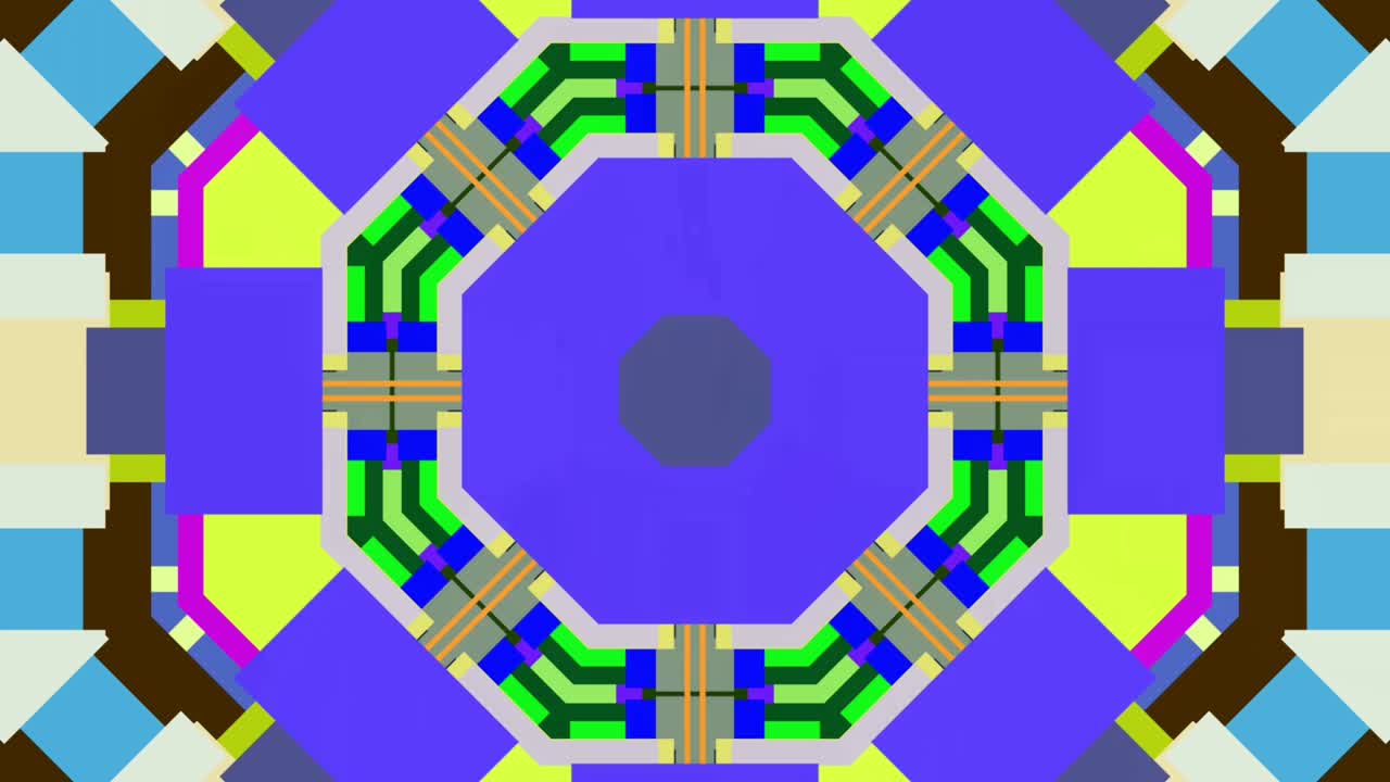 patrones de secuencia de caleidoscopio abstractos.