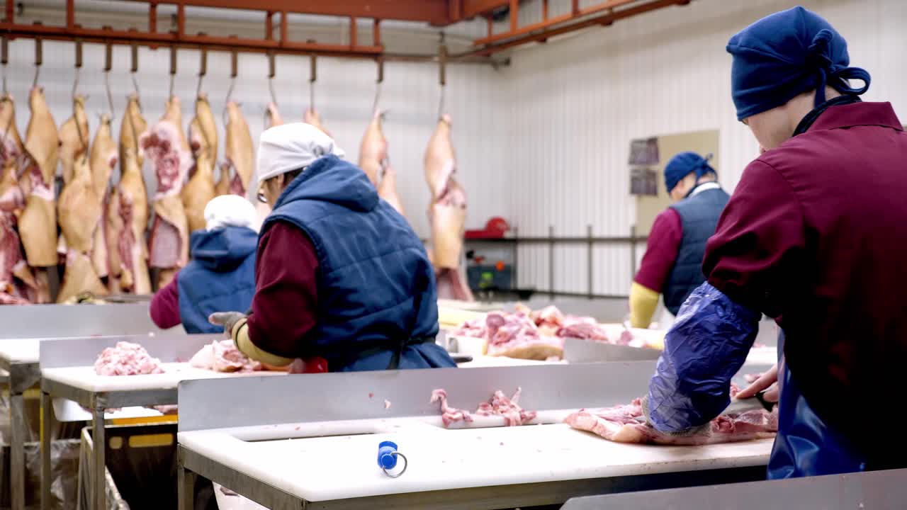 Meat Processing Plant Workers