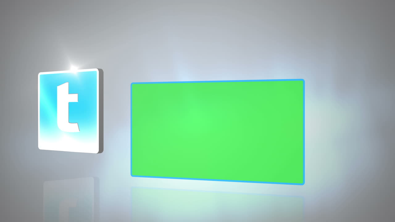 los símbolos de las redes sociales aparecen con copyspace