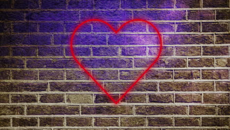 thumbs down neon sign on brick wall 4k