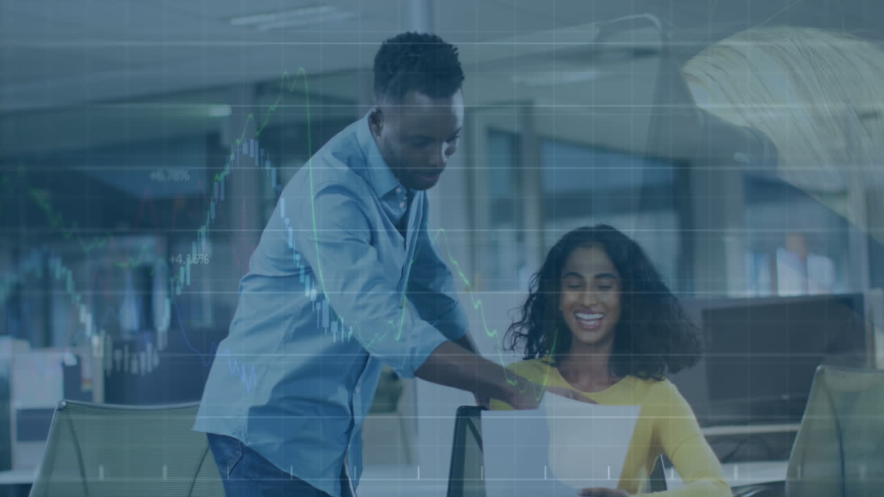 About business professionals working in an office