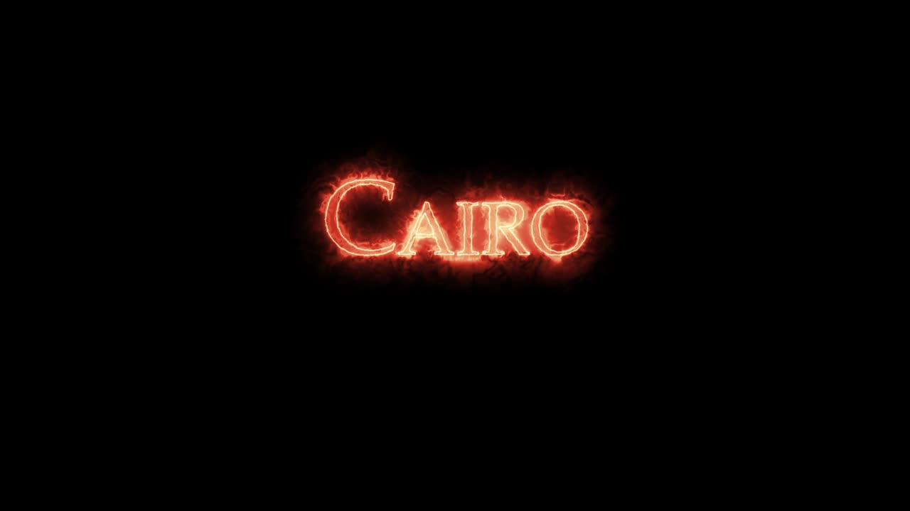el cairo escrito con fuego.