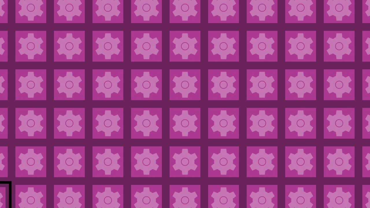 Pink Gears Pattern