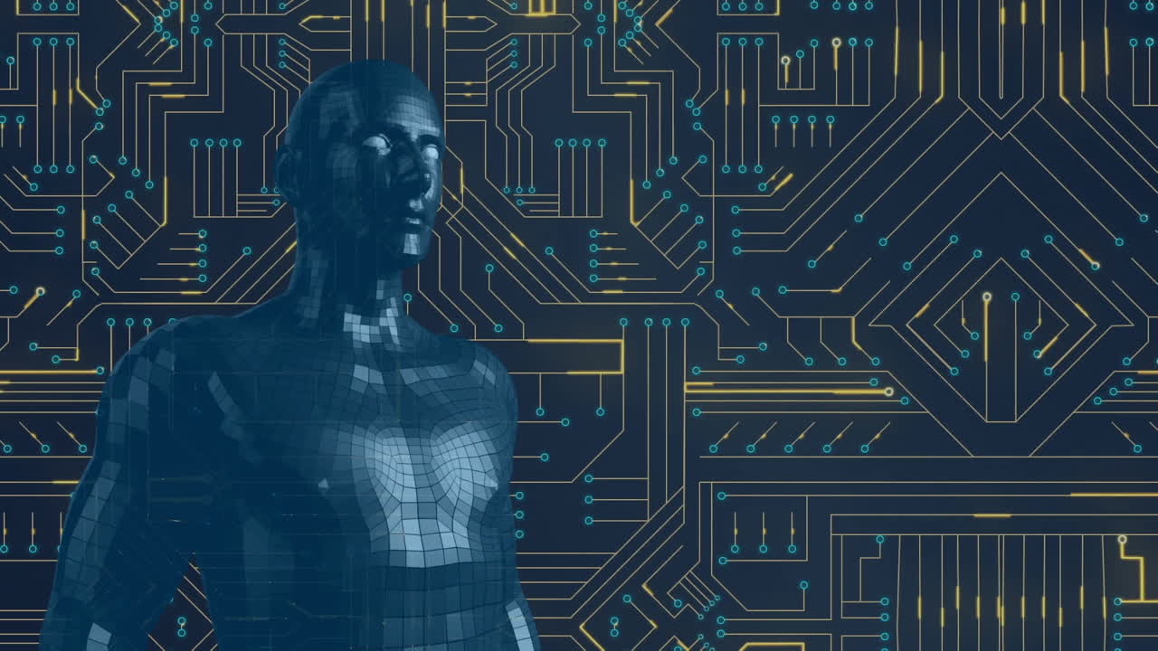 Android and computer circuit board