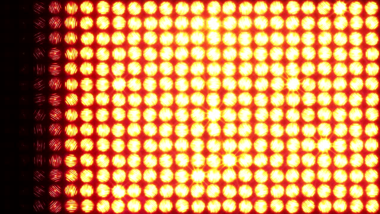 variantes verticales de encendido de una gran pared de luz