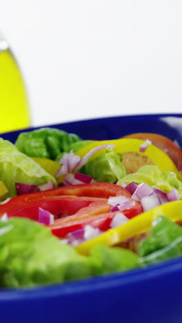 un primer plano de una ensalada