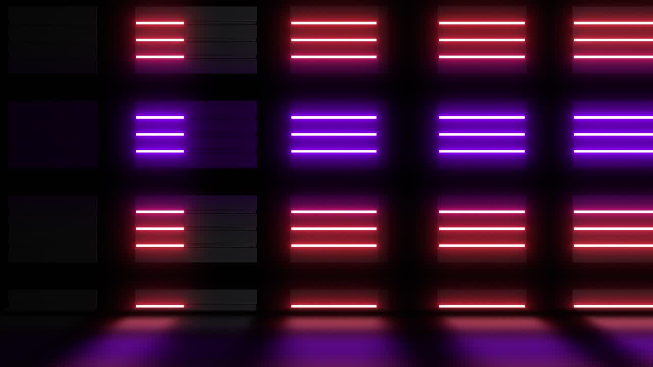 Neon Light Pattern Background
