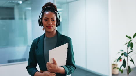 businesswoman in video call
