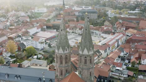 Drone-Aerial-of-the-Heilbad-Heiligenstadt