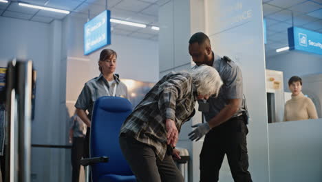 airport security and passenger assistance