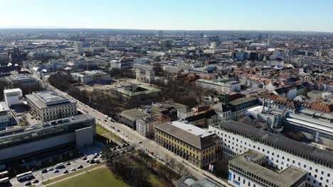 München-Ansicht-Von-Oben-Mit-Einer-Drohne-Im-Februar-2019