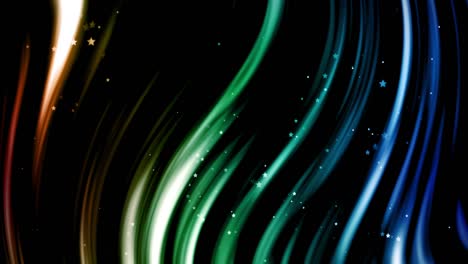 modern waves colorful shapes abstract background animation