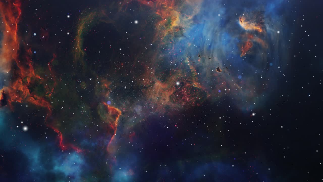 Elegante nebulosa nello spazio profondo, universo 4k