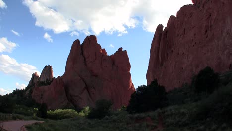 picos de arenisca en el parque nacional canyonlands